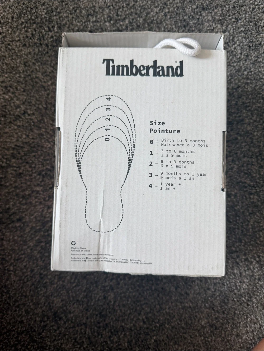 Timberland Kids Wheat Tan and Brown Booties with Striped Wheat Tan & White Hat